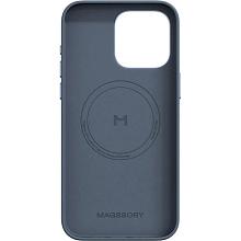 Чехол-накладка Magssory CLT016 для iPhone 15 Pro Max, экокожа, кобальт - 1