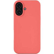 Чехол-накладка uBear Touch Mag Case для iPhone 16, силикон, коралловый - 1