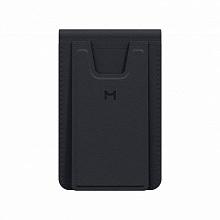 Кардхолдер Magssory Tripod Magnetic Vlog Wallet MagSafe с функцией штатива, экокожа, черный - 0