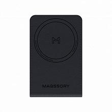 Кардхолдер Magssory Tripod Magnetic Vlog Wallet MagSafe с функцией штатива, экокожа, черный - 1