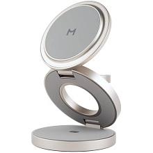 Зарядное устройство беспроводное Magssory Disc Signature Edition Qi2 3 в 1, 22Вт, титан - 0