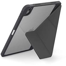 Чехол-книжка Uniq Moven для iPad 11 (2025), кожа/поликарбонат, серый - 1