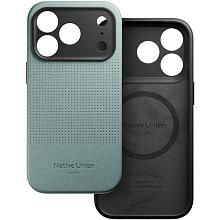 Чехол-накладка Native Union ACTIVE для iPhone 17 Pro, экокожа, зеленый - 3