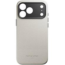 Чехол-накладка Native Union ACTIVE для iPhone 17 Pro Max, экокожа, песчаный - 0