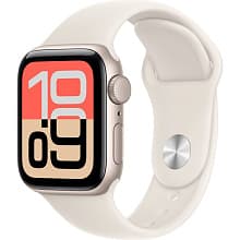 Смарт-часы Apple Watch SE 3 GPS 40mm (корпус - сияющая звезда, ремешок Sport Band сияющая звезда, размер S/M) - 0