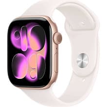 Смарт-часы Apple Watch Series 11 GPS 46mm (корпус - розовое золото, ремешок Sport Band светло-розовый, размер M/L) - 0