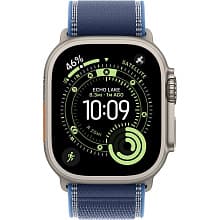 Смарт-часы Apple Watch Ultra 3 GPS + Cellular 49mm (корпус - натуральный титан, ремешок Trail Loop светло-голубой, размер S/M) - 1