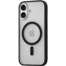 Чехол-накладка uBear Cloud Mag для iPhone 17, полиуретан, черный - 1