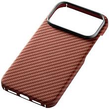 Чехол-накладка uBear Supreme для iPhone 17 Pro, кевлар, оранжевый - 3