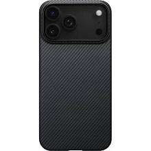 Чехол-накладка Pitaka Ultra-Slim для iPhone 17 Pro, кевлар, черный - 0