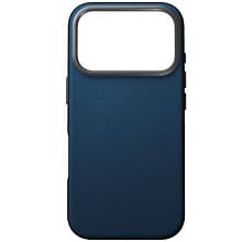 Чехол-накладка Uniq Lyden DS для iPhone 17 Pro, экокожа, синий/серый - 2
