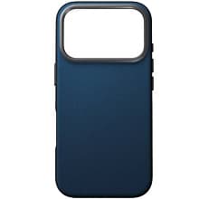 Чехол-накладка Uniq Lyden DS для iPhone 17 Pro Max, экокожа, синий/серый - 2