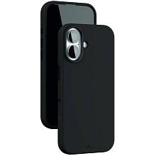 Чехол-накладка VLP Aster Pro для iPhone 17, силикон, черный - 1