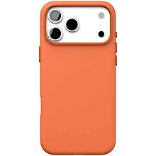 Чехол-накладка VLP Aster Pro для iPhone 17 Pro Max, силикон, оранжевый - 0