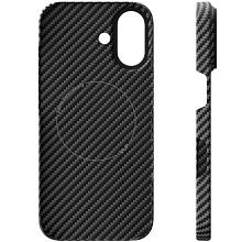 Чехол-накладка VLP Kevlar Case для iPhone 17, кевлар, черный - 3