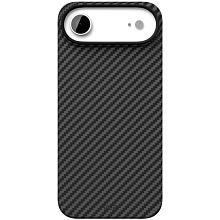 Чехол-накладка VLP Kevlar Case для iPhone Air, кевлар, черный - 0