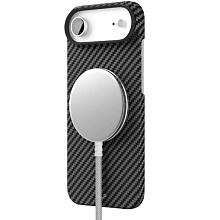 Чехол-накладка VLP Kevlar Case для iPhone Air, кевлар, черный - 1