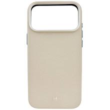 Чехол-накладка Magssory Eco-Leather Case для iPhone 17 Pro, экокожа, айвори - 0