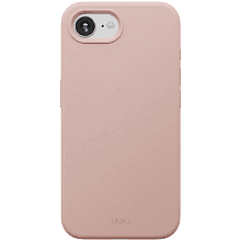 Чехол-накладка Uniq LINO для iPhone 16e, силикон, розовый - 0