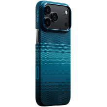 Чехол-накладка Pitaka Ultra-Slim для iPhone 17 Pro Max, кевлар, синий - 0