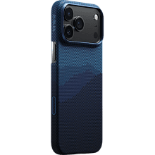 Чехол-накладка Pitaka Ultra-Slim для iPhone 17 Pro Max, кевлар, синий горизонт - 0