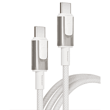 Кабель VLP Force Line USB-C / USB-C, 100Вт 2м, белый - 0