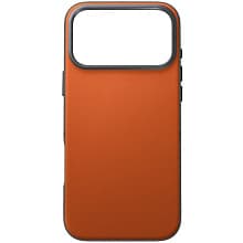 Чехол-накладка Uniq Lyden DS для iPhone 17 Pro, экокожа, оранжевый/серый - 2