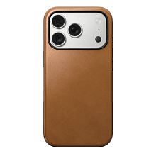 Чехол-накладка Nomad Modern Leather Case для iPhone 17 Pro, кожа, светло-коричневый - 0