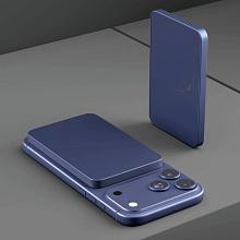 Внешний аккумулятор c БЗУ VLP Diamond Energy, Qi2 5000 мАч, темно-синий - 1