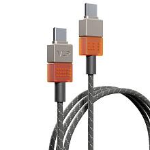 Кабель VLP NEO USB-C / USB-C, 100Вт 1,5м, серый - 0