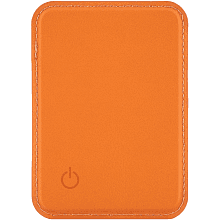 Кардхолдер uBear Split Find My MagSafe, экокожа, оранжевый - 1
