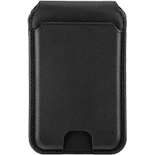 Кардхолдер uBear Fold Find My MagSafe, экокожа, черный - 0