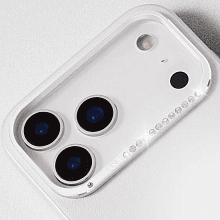 Чехол-накладка PYNANA Starry Series Swarovski для iPhone 17 Pro Max, полиуретан/экокожа, белый - 1