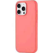 Чехол-накладка uBear Touch Mag Case для iPhone 16 Pro Max, силикон, коралловый - 1