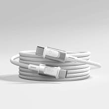 Кабель VLP Force Line Magnet USB-C / USB-C, 100Вт 1,5м, белый - 3