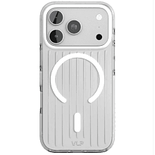 Чехол-накладка VLP Pulse Case для iPhone 18 Pro, пластик/термополиуретан, серебристый - 0