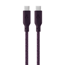 Кабель uBear Trend Cable USB-C / USB-C, 60Вт 1,2м, вишневый - 0