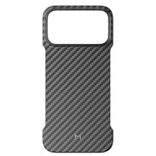 Чехол-накладка Magssory Безрамочный для iPhone 18 Pro Max, арамид (кевлар), черный - 0