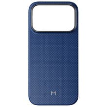 Чехол-накладка Magssory Aramid Frame Case для iPhone 18 Pro, арамид (кевлар), синий - 0