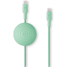 Кабель Twelve South CableStay USB-C / USB-C, 60Вт 1,5м, мятный - 0
